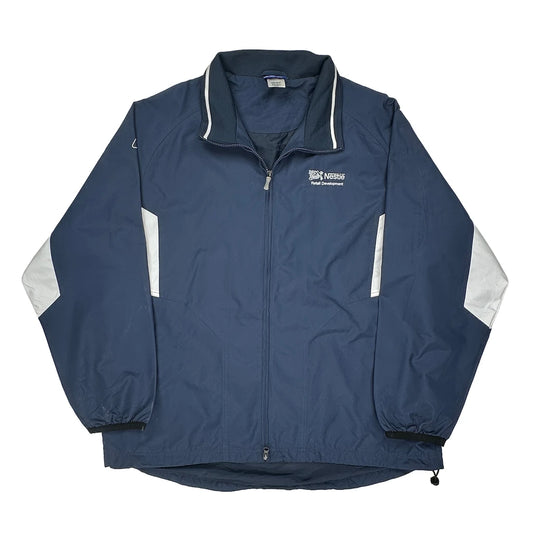 Nestle Rural Development Reebok Windbreaker - XL Blue Nylon