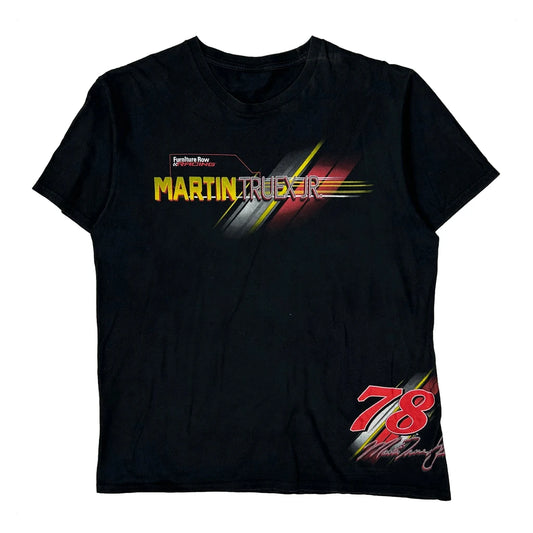 Nascar Graphic T-Shirt - Large Black Cotton