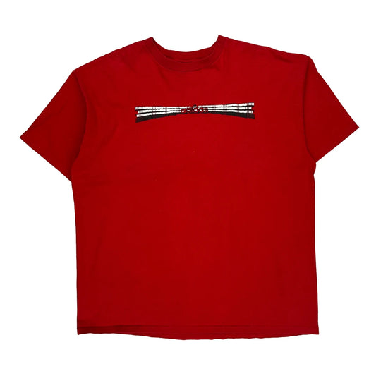 Adidas T-Shirt - XL Red Cotton