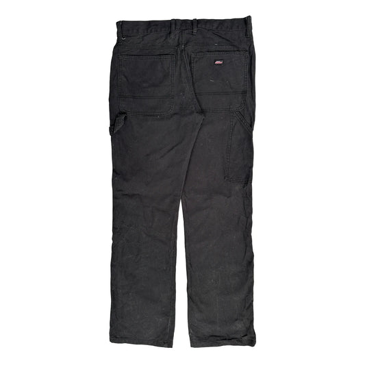 Dickies Carpenter Pants - 34W 32L Black Cotton