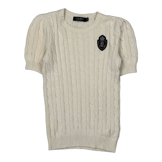 Ralph Lauren Jumper - Small Cream Cotton
