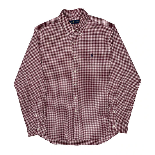 Vintage Ralph Lauren Checked Shirt - XL Red Cotton