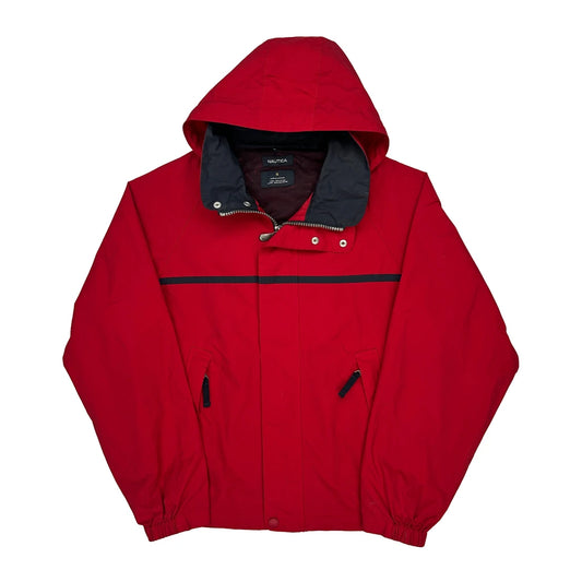 Nautica Windbreaker - Small Red Nylon