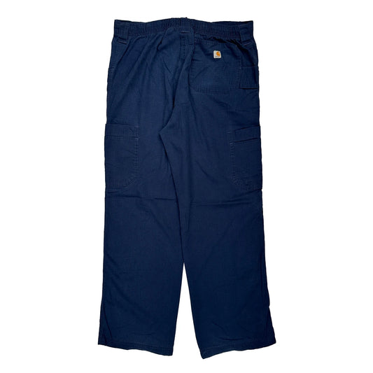 Carhartt Cargo Trousers - 32W 30L Blue Cotton