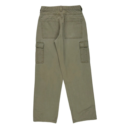 Wrangler Cargo Trousers - 28W UK 10 Khaki Cotton