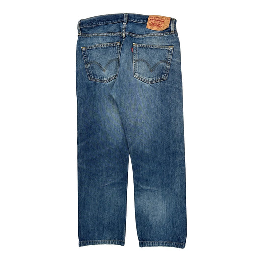 501 Levis Jeans - 35W 30L Blue Cotton