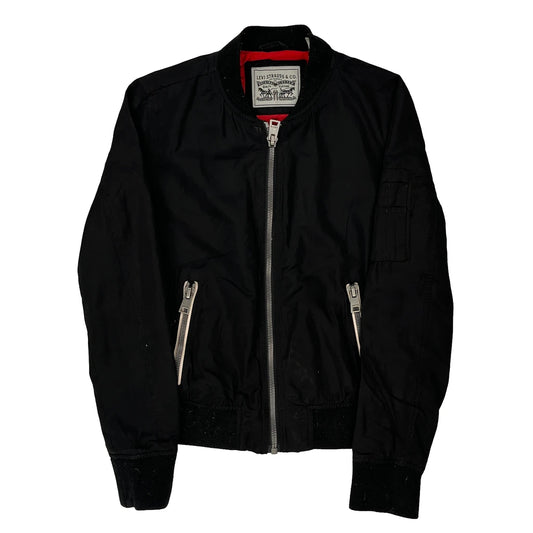 Levis Bomber Jacket - Small Black Polyester