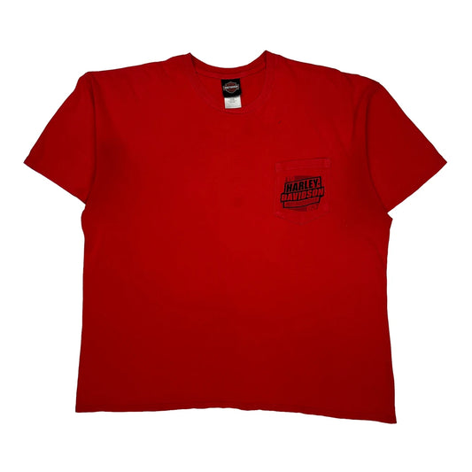 Anthem Harley-Davidson Harley Davidson Graphic T-Shirt - 2XL Red Cotton