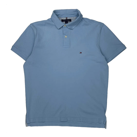 Tommy Hilfiger Polo Shirt - Medium Blue Cotton