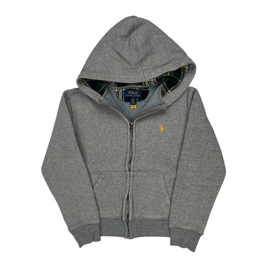 Vintage Age 10-12 Polo By Ralph Lauren Hoodie - Medium Gray Cotton