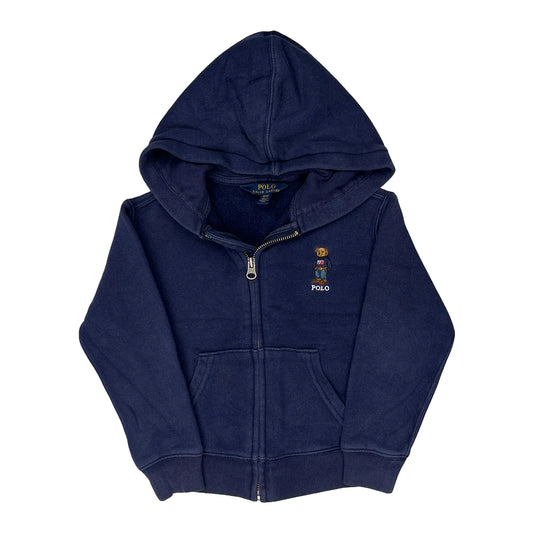 Age 4 Polo By Ralph Lauren Hoodie - 2XS Navy Cotton