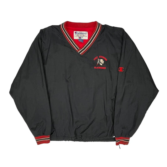 Fort Atkinson Blackhawks Champion Varsity Jacket - XL Black Nylon