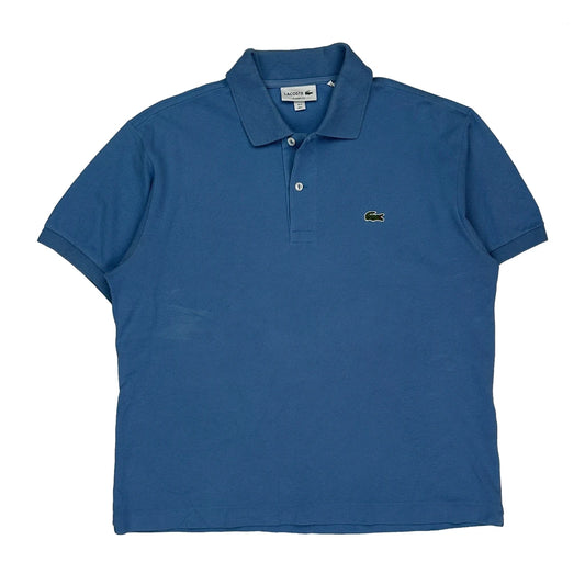 Lacoste Polo Shirt - Large Blue Cotton