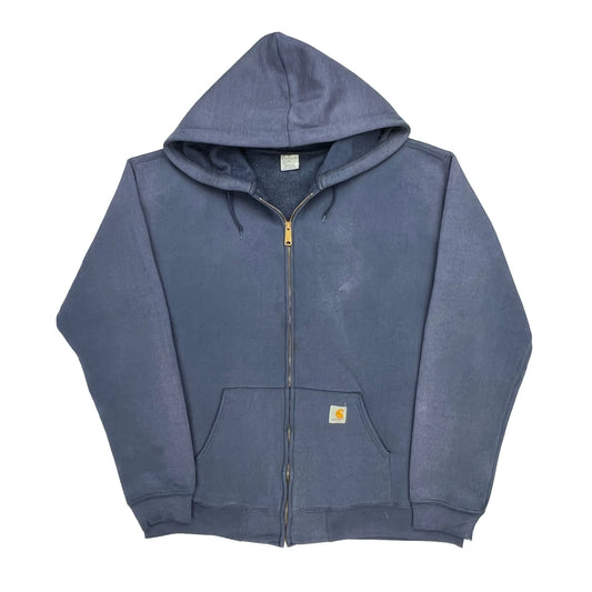 Carhartt Hoodie - XL Blue Cotton Blend
