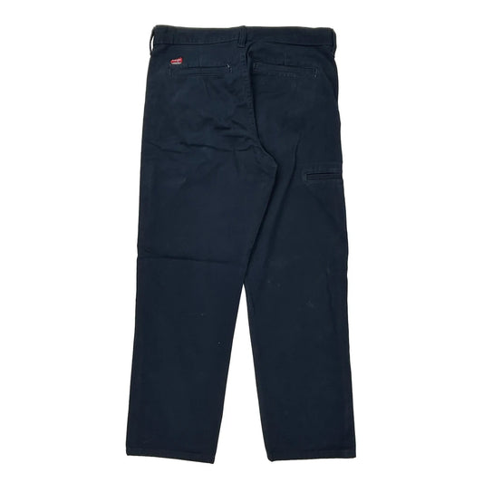 Wrangler Cargo Trousers - 32W 29L Navy Cotton