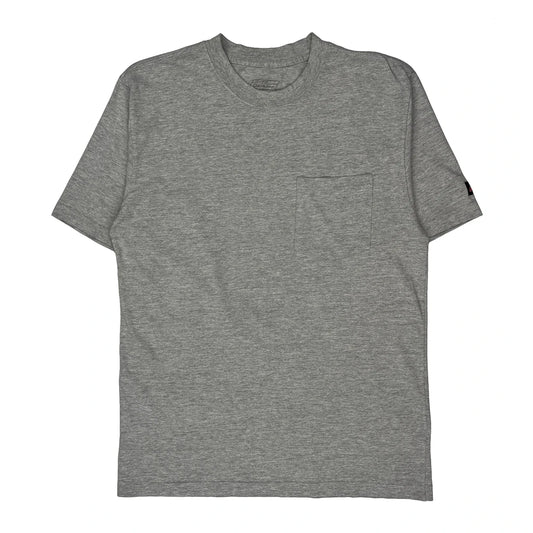 Pocket On Chest Dickies T-Shirt - Medium Grey Cotton