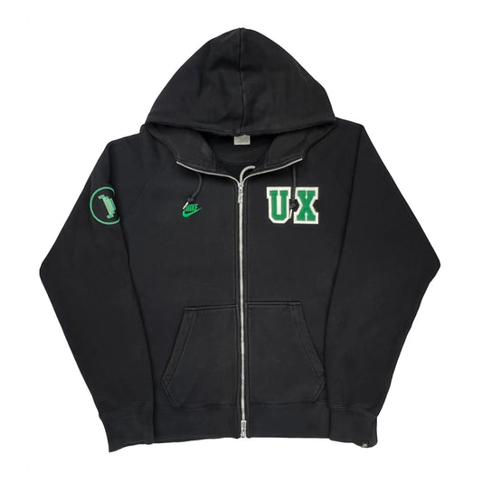 Vintage Ux Design Nike Graphic Hoodie - Large Black Cotton