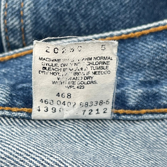 Relaxed Straight Leg Levis Jeans - 38W 32L Blue Cotton