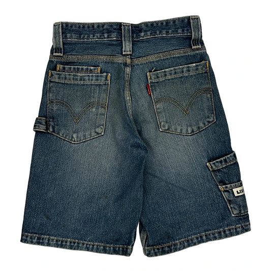 Age 8 Levis Denim Shorts - Medium Blue Cotton