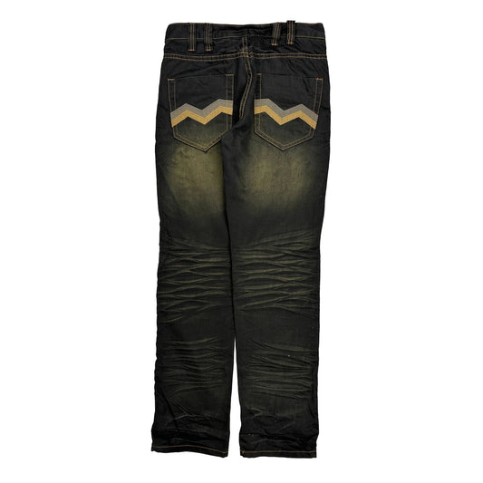 Unbranded Slim Fit Jeans - 30W 30L Black Cotton