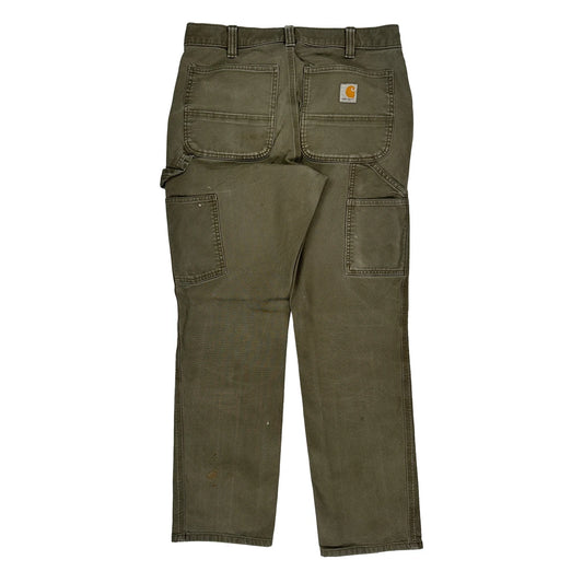 Carhartt Carpenter Trousers - 32W 32L Brown Cotton