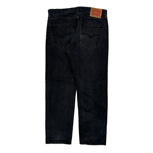 505 Levis Jeans - 33W 29L Black Cotton