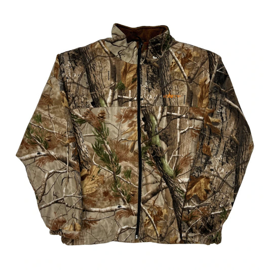 Habit Camo Fleece Jacket - Large Camo Polyester