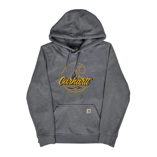 Carhartt Hoodie - Large Grey Cotton