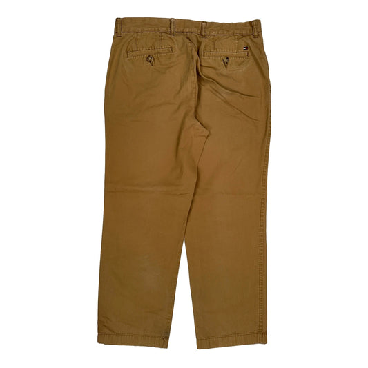 Tommy Hilfiger Chinos - 34W 30L Brown Cotton