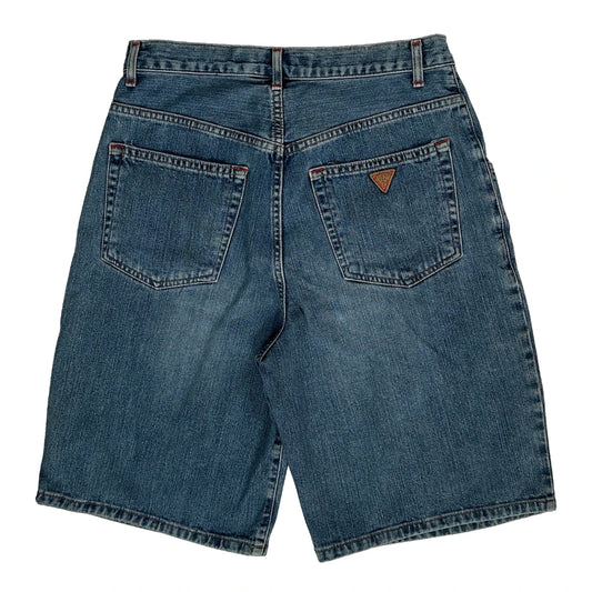 Guess Denim Shorts - 28W 10L Blue Cotton