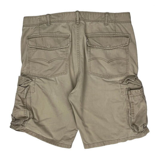 Levis Cargo Shorts - 36W 10L Beige Cotton