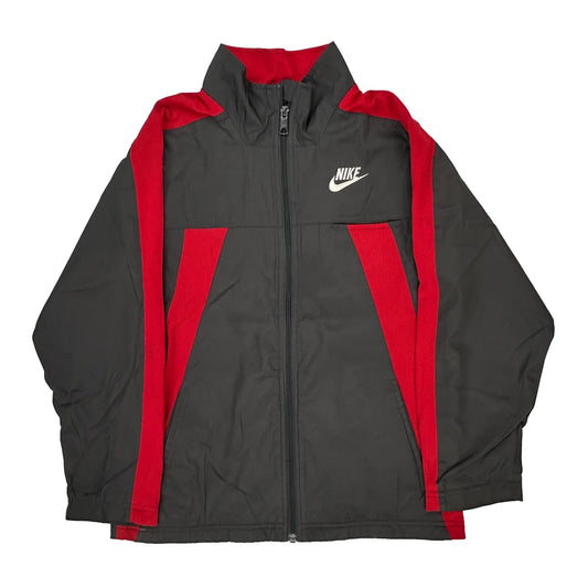 Age 11-12 Nike Track Jacket - Medium Black Polyester