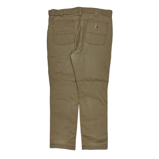 Carhartt Carpenter Trousers - 35W 30L Beige Cotton