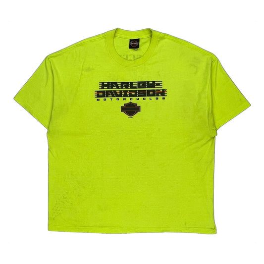 Kegel Harley-Davidson Harley Davidson Graphic T-Shirt - 3XL Yellow Cotton Blend