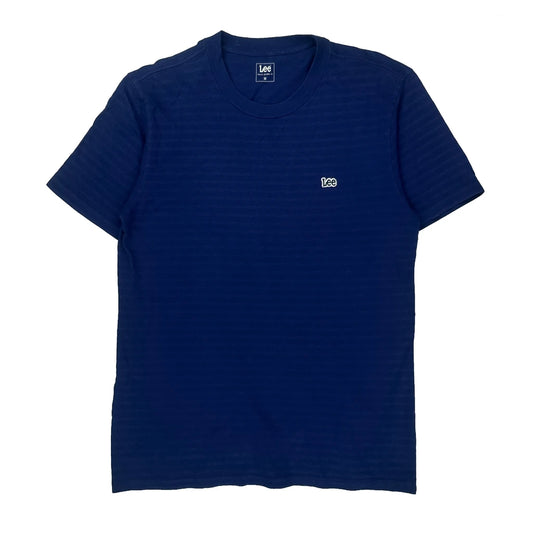 Lee Striped T-Shirt - Medium Blue Cotton