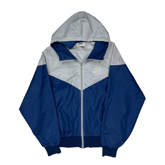 70S Nike Windbreaker - Large Blue Nylon