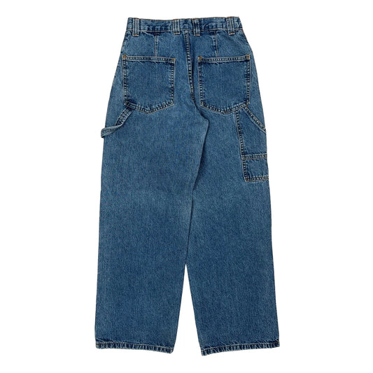 Bolero Wide Leg Carpenter Jeans - 30W 30L Blue Denim