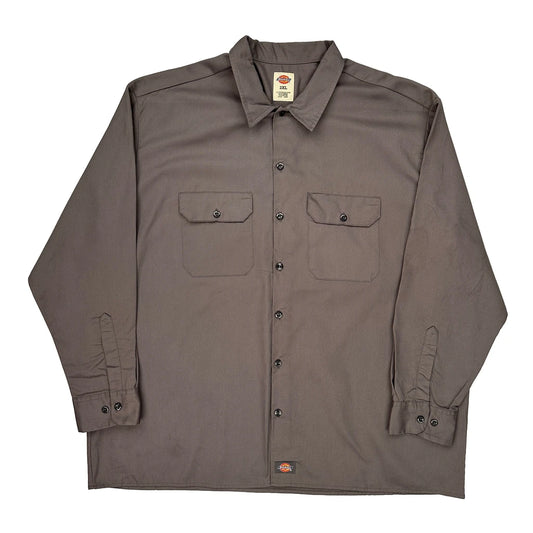 Dickies Shirt - 2XL Gray Cotton