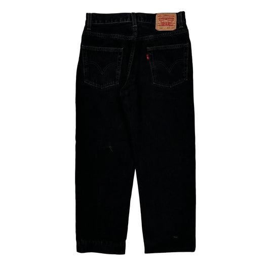 Levis 550 Jeans - 31W 27L Black Cotton