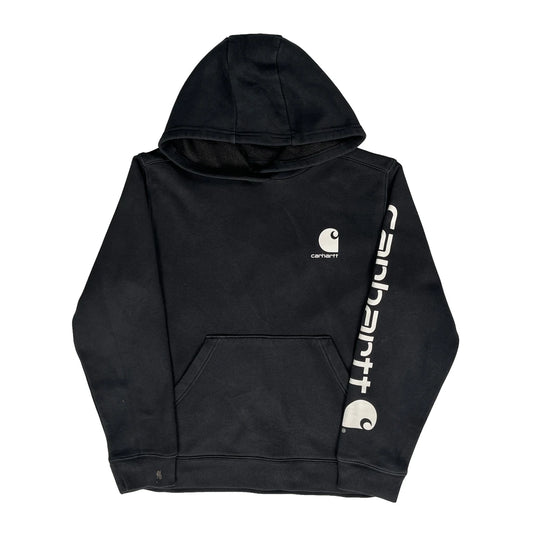 Spellout Carhartt Hoodie - XS Black Cotton