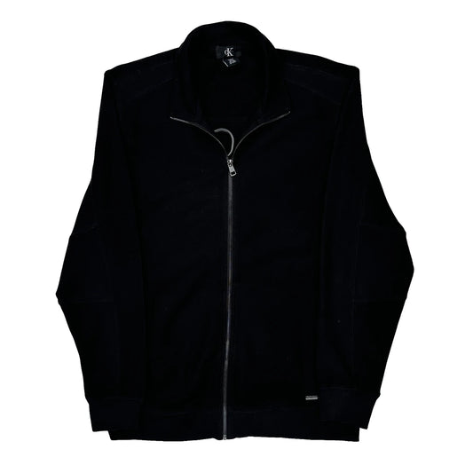 Calvin Klein 1/4 Zip - Medium Black Cotton