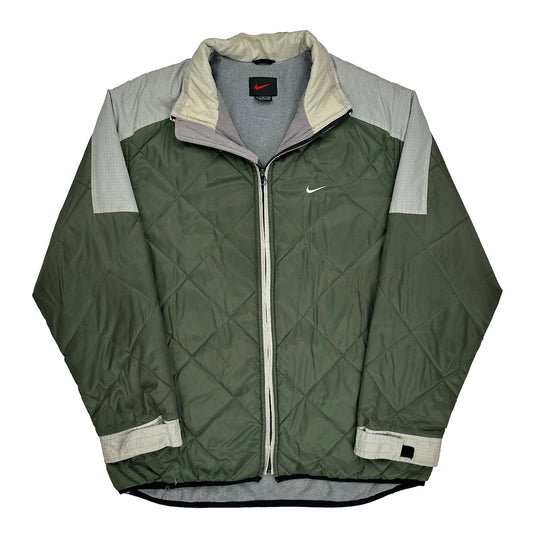 Vintage Nike Jacket - Medium Green Polyester