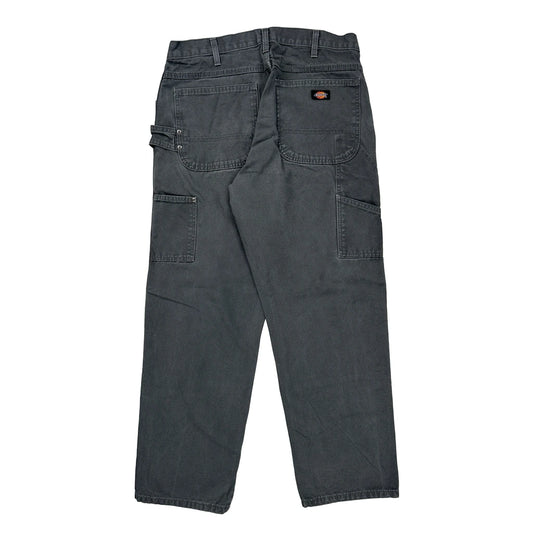 Dickies Carpenter Trousers - 32W 32L Grey Cotton