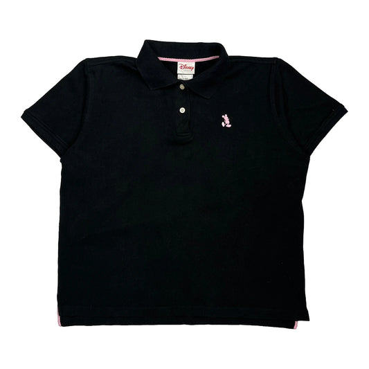 Disney Polo Shirt - Large Black Cotton