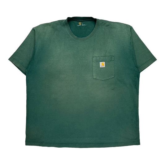 Carhartt T-Shirt - XL Green Cotton