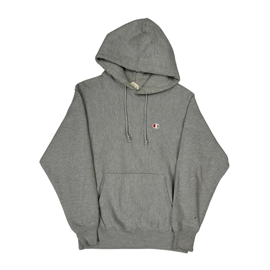 Reverse Weave Champion Hoodie - Medium Grey Cotton