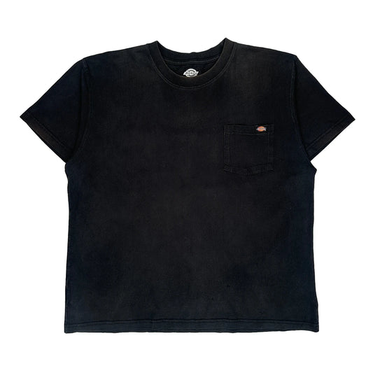 Vintage Dickies T-Shirt - XL Black Cotton