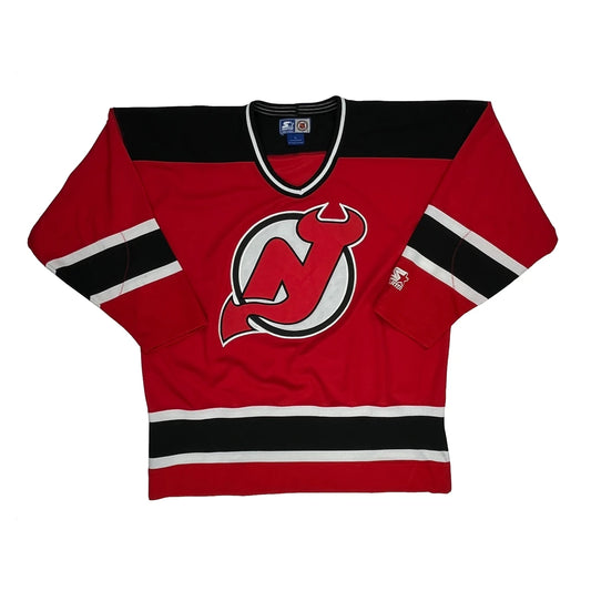 New Jersey Devils Starter Nhl Jersey - Large Red Polyester