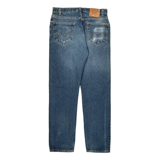 505 Levis Jeans - 33W 34L Blue Cotton