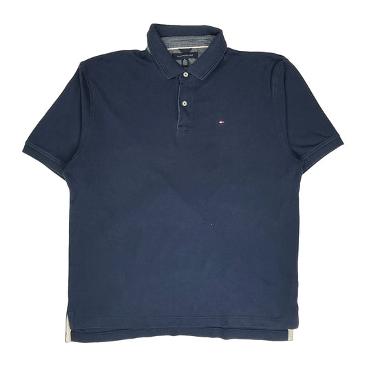 Tommy Hilfiger Polo Shirt - XL Navy Cotton
